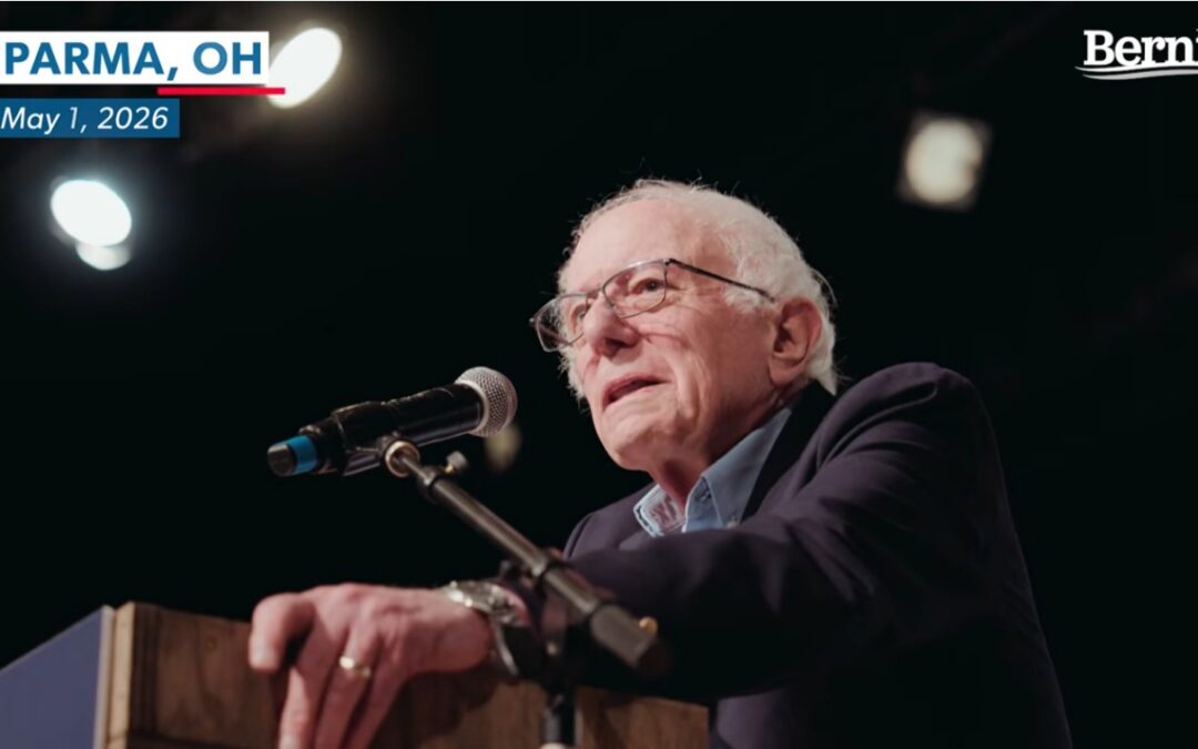 Democrats’ “close the deal” campaigner is an 85-year-old senile old coot (Bernie Sanders)