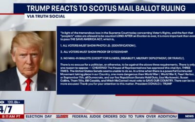 Trump calls Supreme Court ballot decision ‘tremendous loss,’ demands passage of voter ID bill
