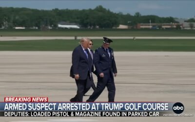 Californian posing as security guard arrested with gun ahead of Trump’s trip to golf course