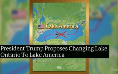 Trump floats renaming Lake Ontario as Lake America